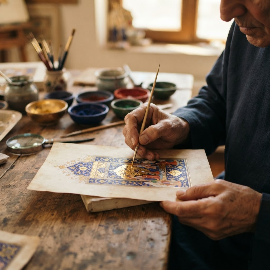 مستند کوتاه نگارگری مینیاتور